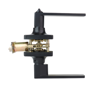 RHETECH Oferta Destacada: Juego <span class=keywords><strong>de</strong></span> Manijas Cuadradas para Puertas <span class=keywords><strong>de</strong></span> Privacidad, Herrajes para Muebles, Manija <span class=keywords><strong>de</strong></span> Palanca Negra para Puertas <span class=keywords><strong>de</strong></span> Madera para <span class=keywords><strong>Baño</strong></span> - Product Image 4