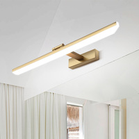 Nordique Simple LED Applique Murale pour Salle De Bains Miroir Cabinet Creative Fill Light Design Miroir Phare pour Maquillage Peinture Murale