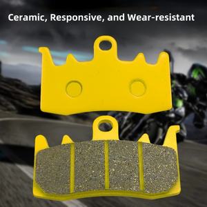 Plaquettes de frein pour moto à prix fabricant, plaquettes de frein en céramique, réactives, résistantes à l'usure et à la chaleur - Product Image 2