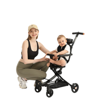 Système de voyage pour poussette H1 Kinderwagen Allemagne, léger, pliable, poussette pour bébé 3 en 1 pour avion