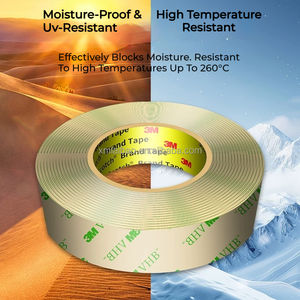 Ruban adhésif de transfert haute résistance 3M 9473PC, 0,25 mm, acrylique 100MP, pour la <span class=keywords><strong>fabrication</strong></span> métallique, les panneaux, les cadres, collage permanent - Product Image 3