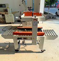 Machine d'étiquetage et de scellage de boîtes semi-automatique électrique pour petits colis en carton, facile à utiliser, emballage papier pour boissons