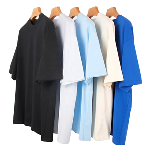 T-shirt en coton noir uni pour homme, manches courtes, col rond, coupe classique et confortable, tendance, prix de gros. - Product Image 6