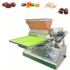 small mini Commercial Chocolate 10 Holes Table Top Depositor Depositing Machine