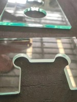 Machine de perçage et de fraisage verticale CNC pour verre avec commande PLC, moteur et pompe, haute sécurité, 380V 13kw