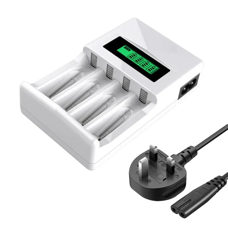 Chargeur de batterie électrique 1.2V Toys Battery 4 Slots Charger la batterie pack dock de charge