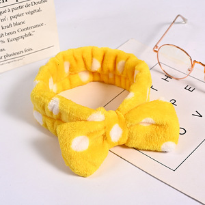 Fashion Hair Plush Bath Large Bow Spa <strong>Headband</strong> for <strong>Ladies</strong> - Product Image 4