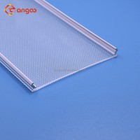Diffuseur de lumière micro-prismatique en polycarbonate/PC, anti-éblouissement, abat-jour linéaire LED, 50 mètres par rouleau, fabrication ODM OEM