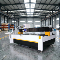 Machine automatique de marquage, de perçage et de sablage au laser avec moteur PLC en acier inoxydable pour le traitement du verre miroir