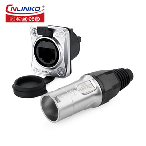 Cnlinko không thấm nước RJ45 Mạng cáp Ethernet nối RJ45 vá Bảng điều chỉnh Nam Nữ cắm ổ cắm - Product Image 5