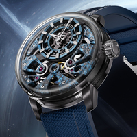 Montre mécanique chronographe Bonest Gatti, prix Reddot, boîtier en saphir bombé, automatique, étanche, lumineuse, sport, affaires, BG4002
