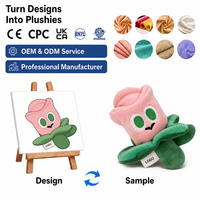 Créez votre propre design pour un animal en peluche personnalisé, un porte-clés fleur rose, une mascotte, un cadeau promotionnel ou un jouet.