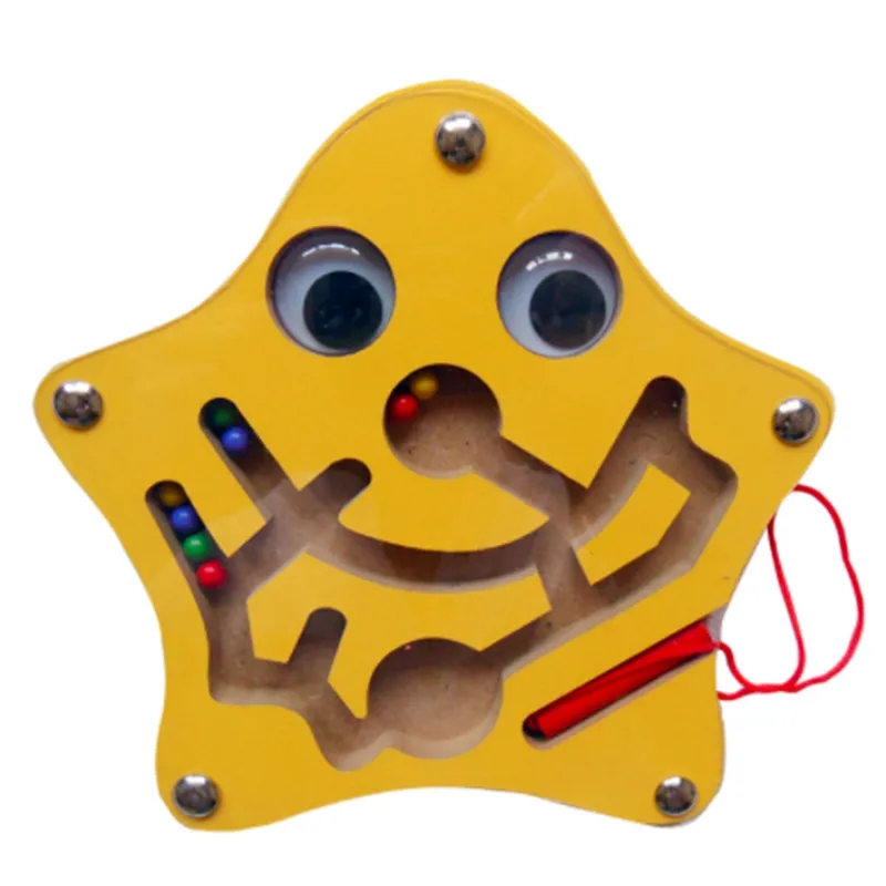 मोंटेसरी भूलभुलैया गतिविधि पहेली मजेदार भूलभुलैया पर बोर्ड खेल भूलभुलैया चुंबकीय खिलौना बच्चों के लिए