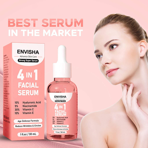 Suero Facial 4 en 1 de Marca Blanca, Anti-Manchas, Blanqueador Facial, con Ácido Hialurónico, Niacinamida, Vitamina E y Vitamina C para el Cuidado de la Piel - Product Image 1