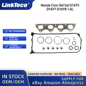 ชุดปะเก็นฝาสูบ Linkteco แบบ MLS สำหรับรถยนต์ฮอนด้า ซีวิค เดลโซล เครื่องยนต์ D16Y5 D16Y7 <span class=keywords><strong>D16Y8</strong></span> 1.6 ลิตร L4 เบนซิน SOHC ปี 1996-2000 รุ่น HS9915PT1 06110PDFE00 52166200 - Product Image 4