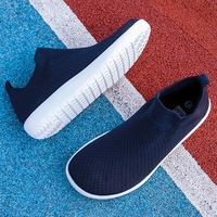 Sepatu Big Foot Bone Wide Palm Breathable Ukuran Besar 46, Ringan, Bernapas, Sepatu Kaus Kaki Satu Pedal, Sol Lembut, Flat, Kepala Lebar