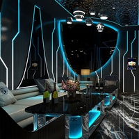 Meubles de table de bar/café pour discothèque, karaoké, bar, décoration d'intérieur pour salle de KTV moderne et luxueuse Table de comptoir pour cocktail, bière et vin