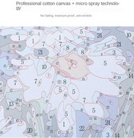 Kit de peinture à l'huile personnalisé en gros par numéros pour adultes, art mural 5D DIY à dessiner et peindre