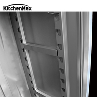 KitchenMax Porte en verre Congélation Réfrigération Pâte à l'épreuve Retardateur de pâte commercial Armoire de fermentation à température contrôlée