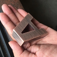 SKYSEEN Huruf Logam 3D Kustom Logo Tanda Baja Tahan Karat Tahan Air Papan Nama Bisnis Luar/Dalam Ruangan untuk Gedung & Toko