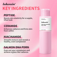 Tonique Visage Lacté Rose PDRN Niacinamide en Gros Éclaircissant Hydratant & Apaisant Doux Blanchissant Hydratant