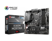 Motherboard Gaming rekondisi MS1 B360M MORTAR tanpa kotak asli 4xDDR4 DIMM LGA 1151 mendukung prosesor I7/i5/i3
