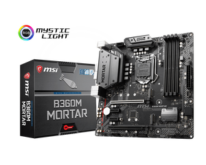 Carte mère de jeu remise à neuf MS1 <span class=keywords><strong>B360M</strong></span> MORTIER sans boîte d'origine 4xDDR4 DIMM LGA 1151 prise en charge du processeur I7/i5/i3 - Product Image 1