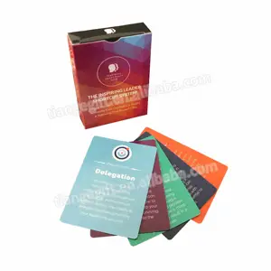 Impresión personalizada de tarjetas flash educativas para negocios