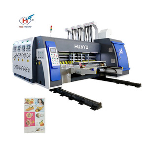 Tốc độ cao Tự động in rãnh hộp carton sóng máy in flexo Máy cắt chết - Product Image 1