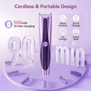 Tondeuse Électrique Rechargeable pour Jambes, Bras et Maillot, <span class=keywords><strong>Rasoir</strong></span> Épilateur pour <span class=keywords><strong>Femme</strong></span>, Épilation <span class=keywords><strong>Visage</strong></span> et Corps - Product Image 5