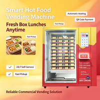 Système automatique convivial pour fournir des repas chauds frais en boîte pour les espaces de réception des entreprises - Distributeur automatique de nourriture chaude