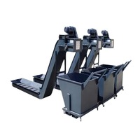 Outil efficace de séparateur magnétique de machine de convoyeur de puce pour le prix usine de centre de machine de CNC enlève la puce Remo