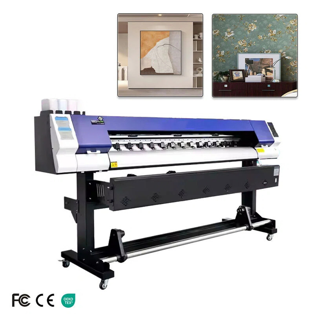 Multi Functional Eco Solvent Printer CMYK 4 Color with Drying Equipment for Banner Printer Outdoor Advertising Printer
