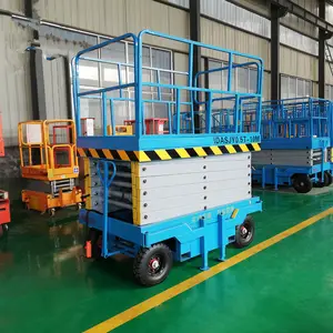 New Factory Mobile Hydraulic Trailer Electric Scissor Lift Table With High Popularity