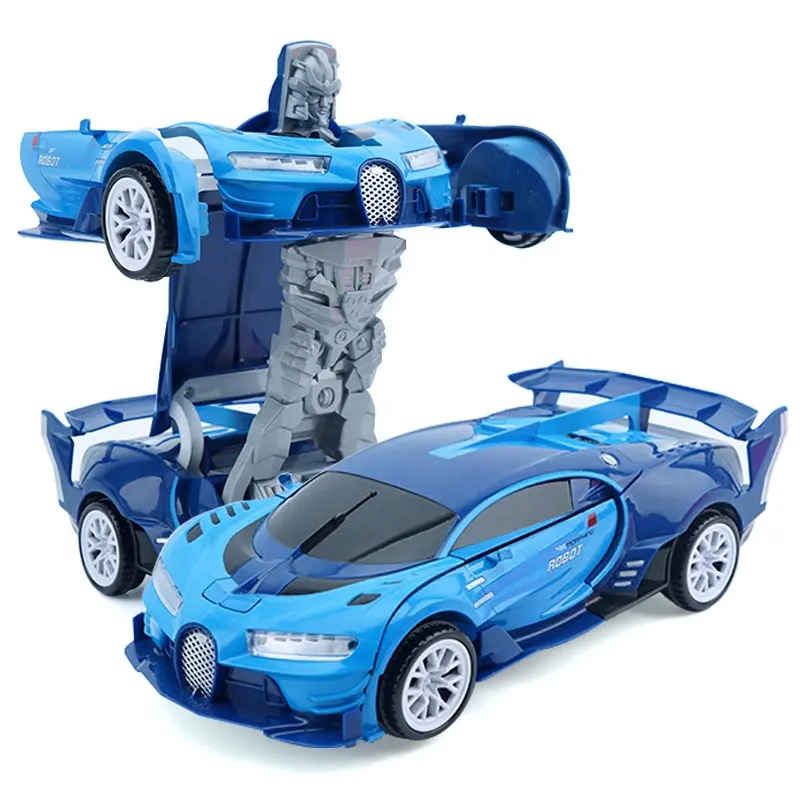Robot de control de coches eléctricos para niños, juguete de robot robótico de superdeformación, 1 a 1, venta al por mayor