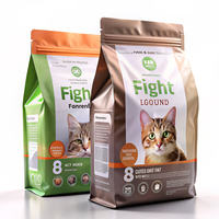 Emballage de collation de nourriture pour chien chat impression numérique à fermeture éclair emballage flexible debout sac de nourriture pour animaux de compagnie personnalisé avec logo