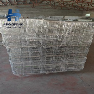 Prix de gros pour les plateaux de câbles galvanisés de type grille, paniers de câbles HDG, SS316, SS304, 50*50, 300*50, 800*150, fabricant - Product Image 2