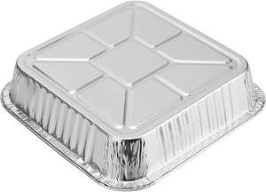 Casseroles en aluminium profondes de 8 tailles du fabricant pour rôtir la cuisson et la cuisson Contenants jetables pour aliments à emporter Casseroles à vaisselle - Product Image 3