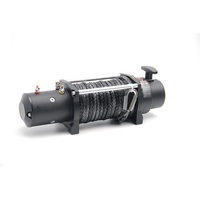Treuil électrique sans fil tout-terrain DAO durable 13500lbs 12V/24V avec câble en acier, hauteur de levage de 10m pour véhicules 4x4