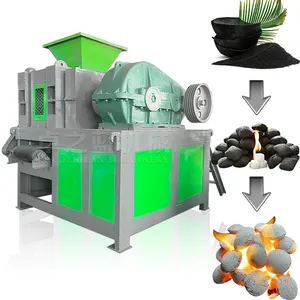 npk粉末混合压球压力自动椰子b & b木炭无烟煤煤球制造机生产线