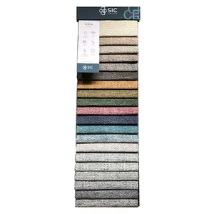 Okeo Tex Comfortable Feeling Stocklots Pretty Plain Color Soft Velvet Fabric Home Textile & Sofa Seat Upholstery Fabric