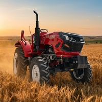 Livraison Gratuite Tracteurs Agricoles 50-60 CV à Moteur Diesel Puissant, Boîte de Vitesses Hydraulique, Tracteurs à Roues pour l'Agriculture