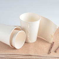 Logo personnalisé imprimé gobelets en papier jetables recyclés de 6oz 8oz 10oz 12oz 16oz double avec couvercle pour café