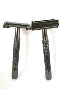 Màu Đen Bơ Fly <span class=keywords><strong>Double</strong></span> <span class=keywords><strong>Edge</strong></span> Lưỡi Dao Cạo An Toàn Mens Ướt Cạo Râu Cổ Điển Dao Cạo - Product Image 4