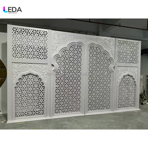 Nuevo Arco de Fondo Acrílico de Diseño Desmontable Resistente y de Lujo para Bodas Indias y Musulmanas - Product Image 4