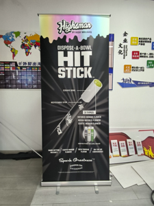 Tùy chỉnh nhôm cuộn lên hiển thị biểu ngữ có thể thu vào đứng với thiết kế nhẹ di động cho triển lãm quảng cáo thương mại - Product Image 2