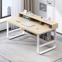 Nouveau bureau extensible en bois avec étagère pour étudiants et jeunes, ensemble de bureaux d'ordinateur de luxe pour la maison