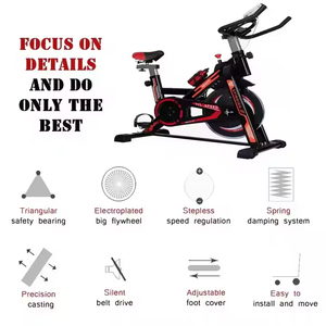 Bicicleta estática de fabricación económica con volante de inercia para ejercicio, equipo de gimnasio para fitness de resistencia y desarrollo muscular en interiores - Product Image 2