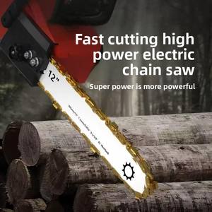 Motosierra de 12 Pulgadas sin Escobillas con Batería de Iones de Litio de 2 Ah, Alta Potencia, <span class=keywords><strong>4250</strong></span> RPM, para Jardinería, Tala, Poda, Portátil, para el Hogar - Product Image 3