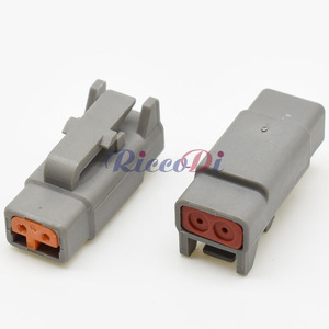 Connecteur électrique étanche série DTM mâle/femelle à 2, 3, 4, 6, 8 broches, directement du fabricant pour faisceaux de câbles - Product Image 4